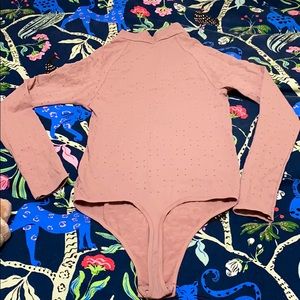 Free People Mauve Body suit